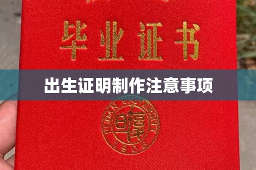 金湾出生证明制作注意事项