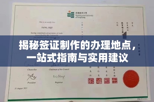 金湾揭秘签证制作的办理地点，一站式指南与实用建议